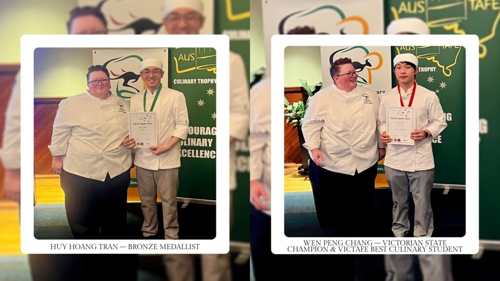 Team Academia: Team Academia - Medalists of the VicTafe Culinary Competition